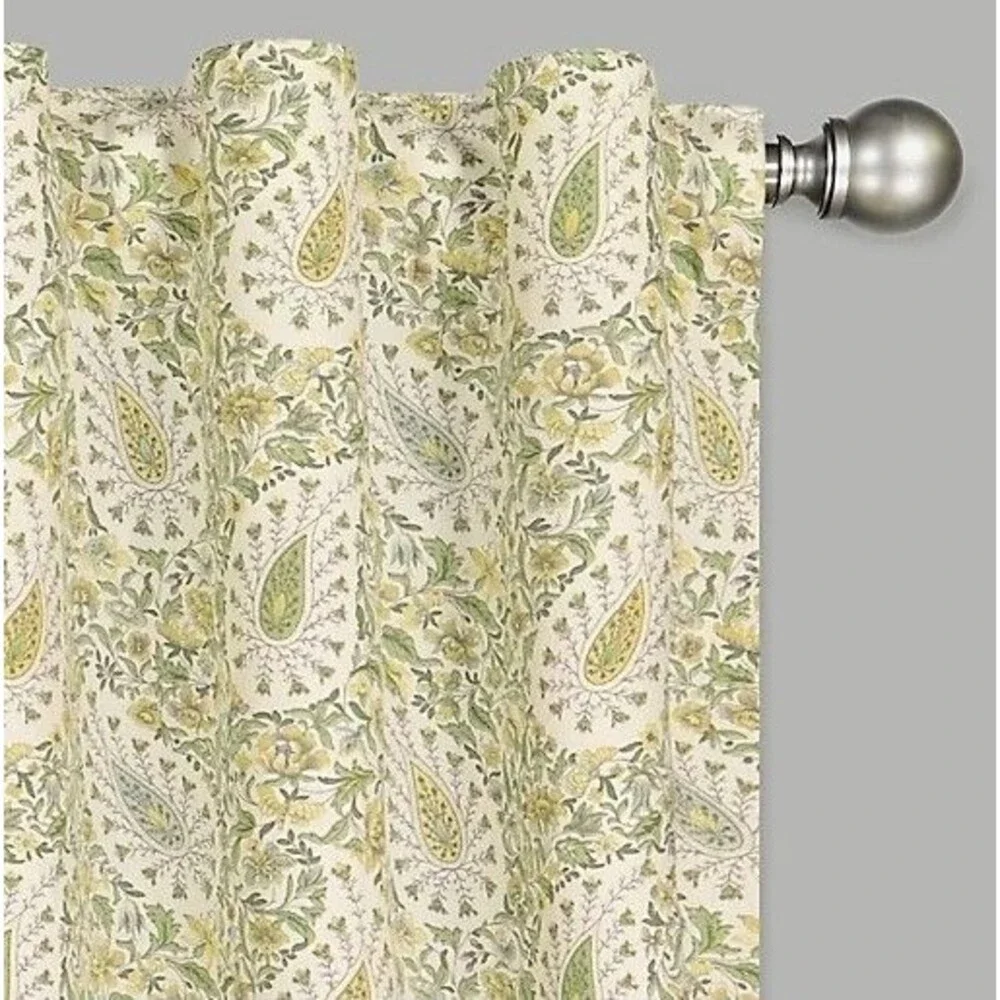 Waverly Paisley Verveine Spring Window Valance Rustic French Country 52x18